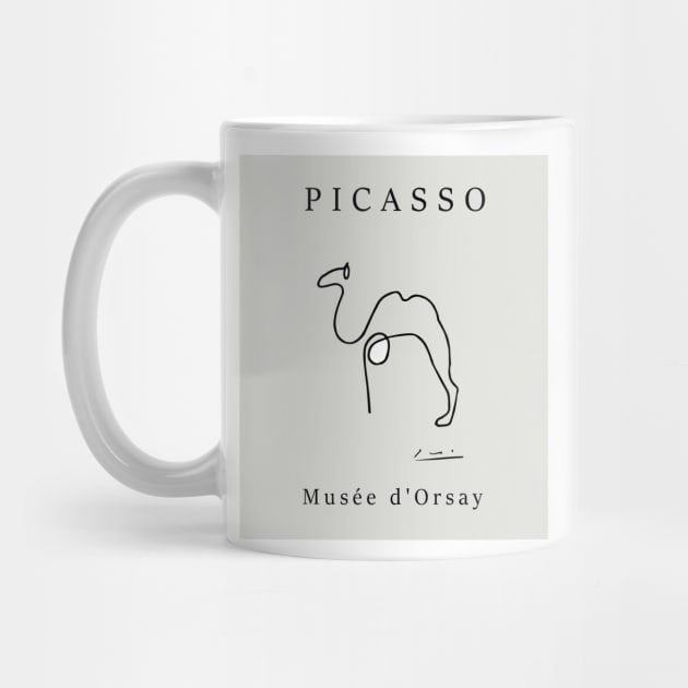 Pablo Picasso abstract camel, contemporary design by GraphicO